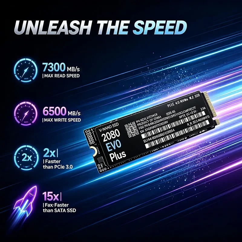 Gaming Internal SSD 2080 EVO P - đánh giá và giá M.2 Nvme 4Tb Pcie 4.0 Ssd